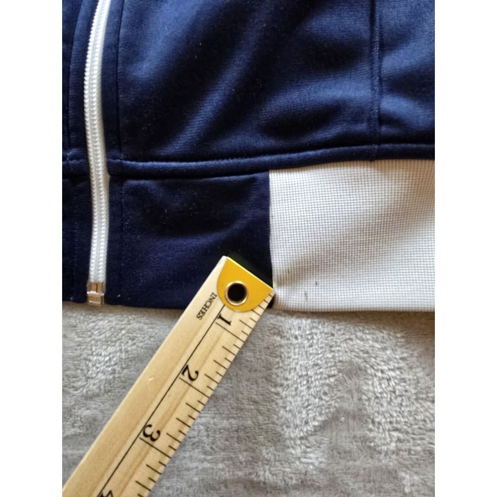 Vintage Nike Full Zip Jacket Size Medium Blue White Stripe Track‎ Y2K *Read - Picture 3 of 16